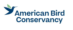 American Bird Conservancy logo, featuring a blue and green graphic of a hummingbird